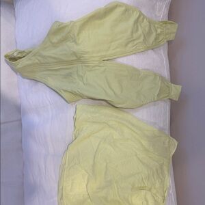 ERES lime Two-Piece bathing suit and wrap NWT